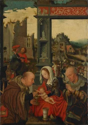 A királyok imádása, 1525