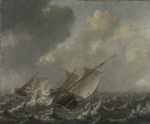 Hajók a hullámzó tengeren, 1620-as évek