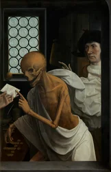 A Halál és a fösvény részlete, 1515-21 körül (olaj, panel)