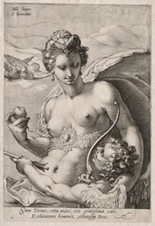 Vénusz és Ámor, c. 1595.
