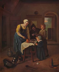„Grace Before Meat”, c1665, c1915