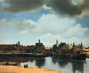 Delft, Hollandia kilátása a tűz után, c1658.