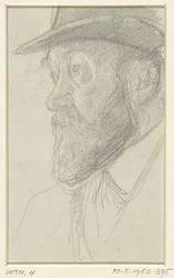 Lambertus Zijl szobrász portréja