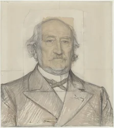 Prof. Dr. H.A. portréja. Kooyker