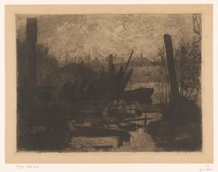 Roncsok egy polder tájon
