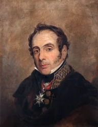 Miguel Ricardo da Alava tábornok, spanyol katona portréja,