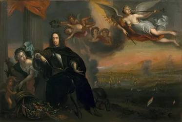 Cornelis de Witt (1623-1672) allegóriája, mint az 1667-es chathami győzelem felbujtója