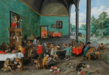 A tulipánmánia allegóriája, a 17. század közepe