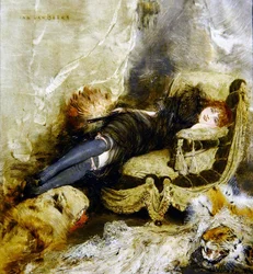 The Courtesan, 1990 körül (olaj, panel)