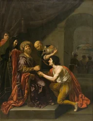Pilátus kezet mos, 1627-1671. Művészek: Pontius Pilátus, Jézus Krisztus, Jan van Bijlert.