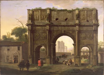 Konstantin diadalíve, Róma, 1640-es évek