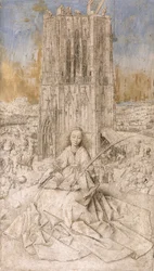 Szent Barbara, 1427 körül (olaj, tábla)