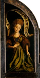 A genti oltárkép. A misztikus bárány imádása: Kumai Szibila, 1432.