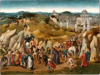 Az út a kálváriához, kb. 1505-1510.