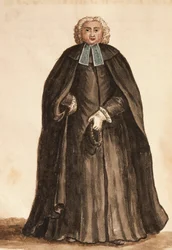A dózse kápolna mestere Giovanni di Grevembroch (1731-1807) Venicens jelmezeiből, Akvarell