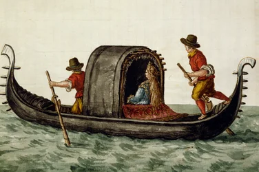 A velencei menyasszonyt gondolával vitte az esküvőjére Jan Grevenbroeck (1731-1807), Olaszország