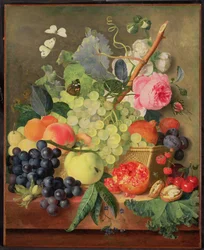 Egy kosár gyümölcs, 1744 (panel) (a párért lásd: 86746)