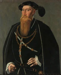 Brederode III. Reinoud portréja Brederode III. Reinout (1493-1556), Vianen ura. Az Aranygyapjas rend diakónusa, V. Károly tanácsosa és kamarása