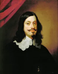 III. Ferdinánd császár (1608-1657) de Habsbourg portréja – Jan van den Hoecke (van Hoek, van Hoeck, Vanhoek) (1611-1651). Olaj, vászon, c. 1643. Mérete : 74,5x61 cm. Művészettörténeti Múzeum, Vienne