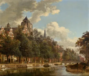 Nézd meg a holland csatornát, c. 1670.