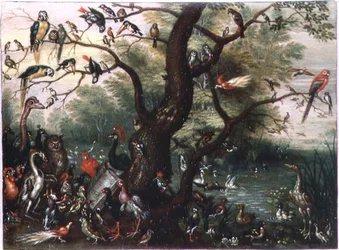 Madárkoncert (olaj, réz)