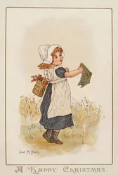 "Boldog karácsonyt" (chromolitho)