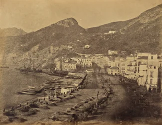 Salerno a szálloda ablakából