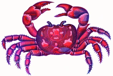 Rák, a rák, 1996 (tinta és gouache)