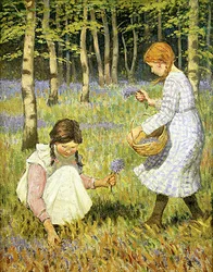 Bluebells szedése (olaj, vászon)