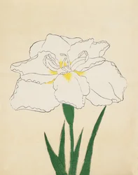 Haku-O-Den, 40. sz., 1890 (színes fatömbnyomat)