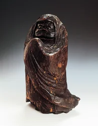 Darumát ábrázoló szobor (Bodhidharma, a Zen alapítója és első pátriárkája)