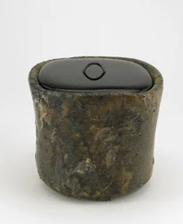 Teaszertartásos vizesüveg, Imbe, Okayama prefektúra, Edo-korszak, 1625-50 (kerámia)