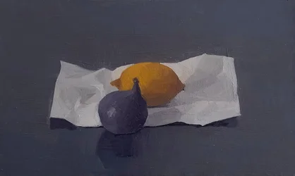 Füge és citrom, 2016 (olaj, hársfa)