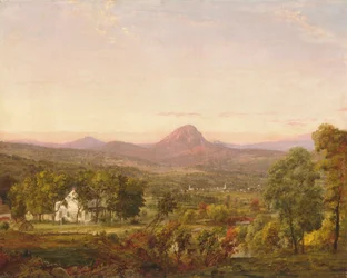 Őszi táj, Sugar Loaf Mountain, Orange County, New York, kb. 1870-75.