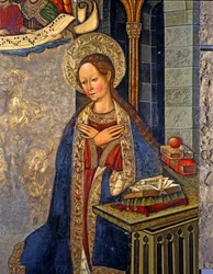 Az örömhírdetés,1457 (tempera, fa)