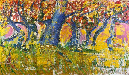 Canicule (Hőhullám), 2022 (olaj, vászon)