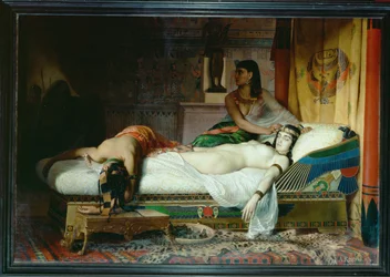 Cleopatra halála (festmény vászonra)
