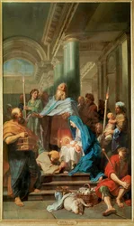 Jézus bemutatása (festmény, vászon)