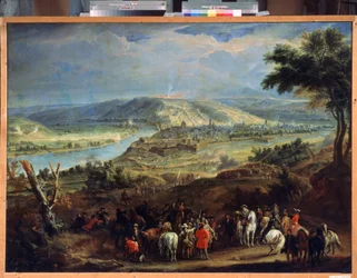 Namur ostroma 1692-ben (The Siege of Namur 1692-ben). XIV. Lajos és Vauban város ostroma 1692. május 29-től június 30-ig. Jean-Baptiste Martin festménye (Jean Baptiste Martin