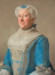 Elizabeth Percy, Northumberland grófnő portréja (pasztellrajz)