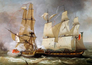 Tengeri csata a francia „La Bayonnaise” korvett és az angol „L