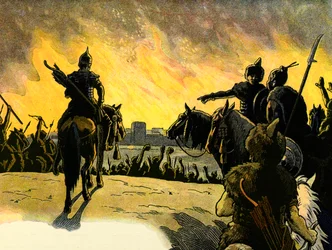 Elzász története mesél a gyerekeknek; Les huns;