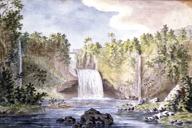 Sziklavízesés Réunion szigetén