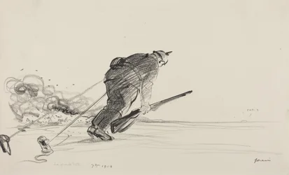 7me 1914, 1914-1919 körül (tusrajz)