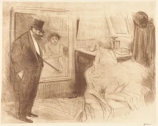 A táncosnő öltözője (2. táblakép) (The Dancer’s Dressing Room) (második táblakép)