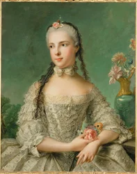 Isabella von Parma, II. József császár felesége (festmény, vászon)