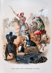 Ibrahim pasa harcol a vahabitákkal, Szaúd-Arábia, 1811-1818 1847