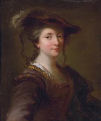 Louise Julie de Mailly-Nesle, Comtesse de Mailly (1710-1751) (Mailly Nesle) - XV. Lajos kedvence - Alexis Grimou (1678-1733). Olaj, vászon Méret: 57,2 x 48,3 cm Magángyűjtemény