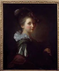 Jean Alexis Grimou (1680-1740) női portréja 18. századi Toulouse, Musee des Augustins
