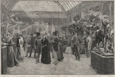 A Société nationale des beaux-arts megnyitója a párizsi Palais des Champs-Élysées-ben
